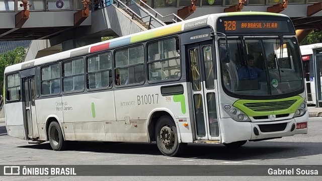 Transportes Paranapuan B10017 na cidade de Rio de Janeiro, Rio de Janeiro, Brasil, por Gabriel Sousa. ID da foto: 10903485.