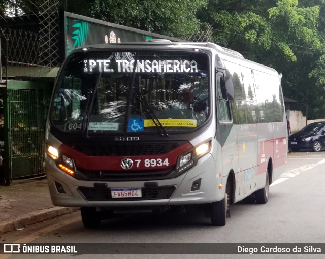Transwolff Transportes e Turismo 7 8934 na cidade de São Paulo, São Paulo, Brasil, por Diego Cardoso da Silva. Número da foto: #10904546.