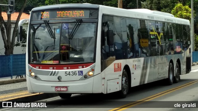 Next Mobilidade - ABC Sistema de Transporte 5436 na cidade de São Paulo, São Paulo, Brasil, por cle giraldi. ID da foto: 10904952.