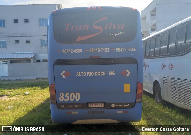 TranSilva Turismo 8500 na cidade de Piúma, Espírito Santo, Brasil, por Everton Costa Goltara. ID da foto: 10905077.