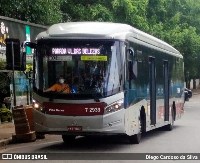 Viação Campo Belo 7 2939 na cidade de São Paulo, São Paulo, Brasil, por Diego Cardoso da Silva. Número da foto: #10904530.