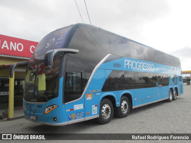 Auto Viação Progresso 6189 na cidade de São Caitano, Pernambuco, Brasil, por Rafael Rodrigues Forencio. ID da foto: 10904599.