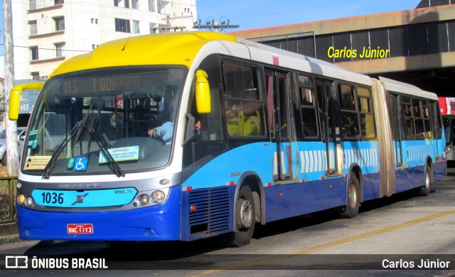 Metrobus 1036 na cidade de Goiânia, Goiás, Brasil, por Carlos Júnior. ID da foto: 10906214.