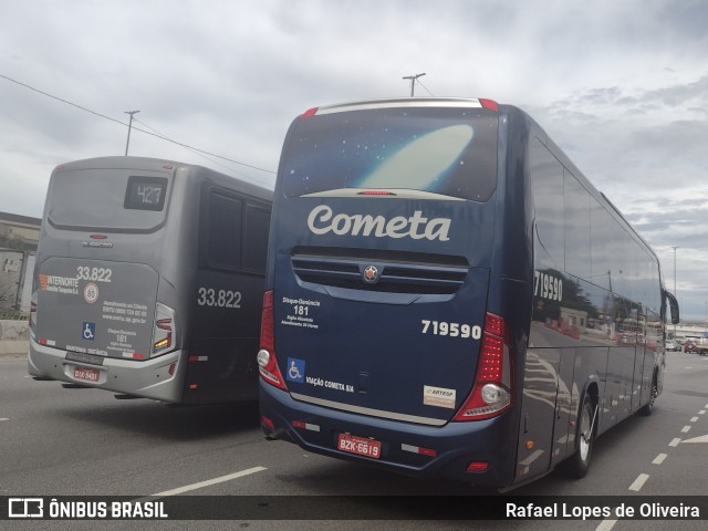 Viação Cometa 719590 na cidade de São Paulo, São Paulo, Brasil, por Rafael Lopes de Oliveira. Número da foto: #10905715.