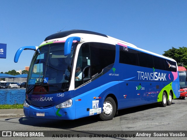 Trans Isaak Turismo 1540 na cidade de São Paulo, São Paulo, Brasil, por Andrey  Soares Vassão. Número da foto: #10904247.