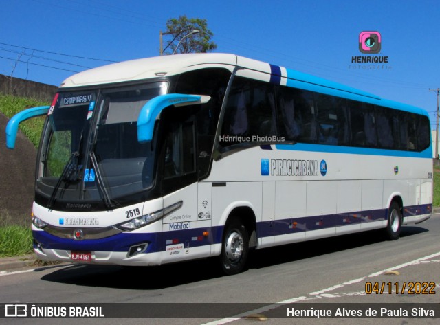 Viação Piracicabana 2519 na cidade de Campinas, São Paulo, Brasil, por Henrique Alves de Paula Silva. Número da foto: #10904914.
