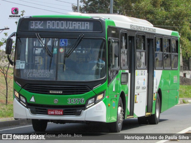 VB Transportes e Turismo 3376 na cidade de Campinas, São Paulo, Brasil, por Henrique Alves de Paula Silva. Número da foto: #10904840.