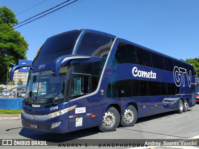 Viação Cometa 17319 na cidade de São Paulo, São Paulo, Brasil, por Andrey  Soares Vassão. Número da foto: #10904304.