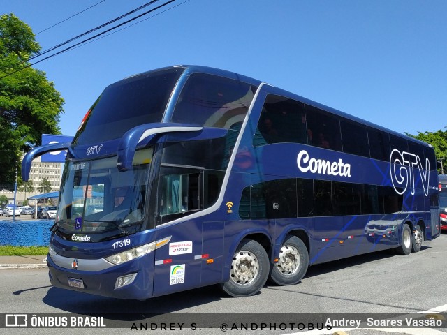 Viação Cometa 17319 na cidade de São Paulo, São Paulo, Brasil, por Andrey  Soares Vassão. ID da foto: 10904304.