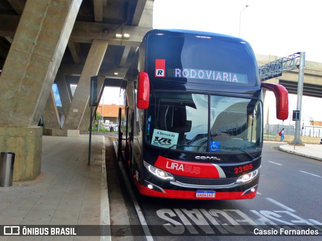 Lirabus 23105 na cidade de Campinas, São Paulo, Brasil, por Cassio Fernandes. Número da foto: #10906405.