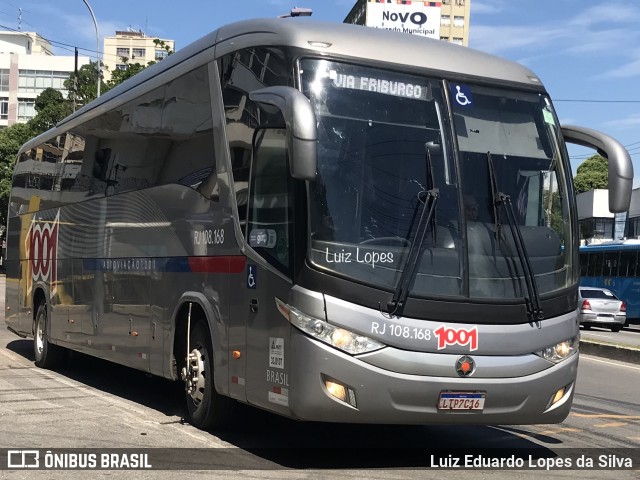 Auto Viação 1001 RJ 108.168 na cidade de Niterói, Rio de Janeiro, Brasil, por Luiz Eduardo Lopes da Silva. ID da foto: 10904728.