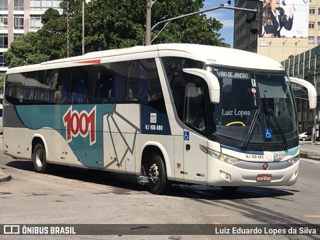 Auto Viação 1001 RJ 108.480 na cidade de Niterói, Rio de Janeiro, Brasil, por Luiz Eduardo Lopes da Silva. ID da foto: 10904720.