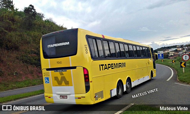 Viação Itapemirim 9045 na cidade de Santos Dumont, Minas Gerais, Brasil, por Mateus Vinte. Número da foto: #10904441.