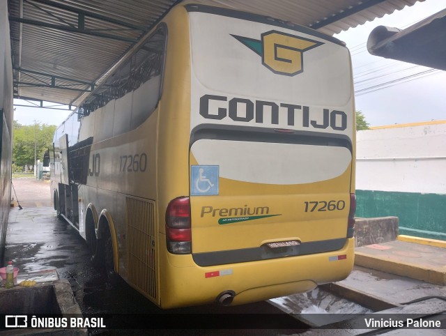 Empresa Gontijo de Transportes 17260 na cidade de Aracaju, Sergipe, Brasil, por Vinicius Palone. Número da foto: #10904954.