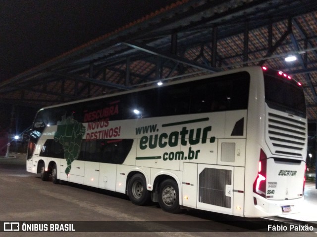 Eucatur - Empresa União Cascavel de Transportes e Turismo 5540 na cidade de Embu das Artes, São Paulo, Brasil, por Fábio Paixão. ID da foto: 10905277.