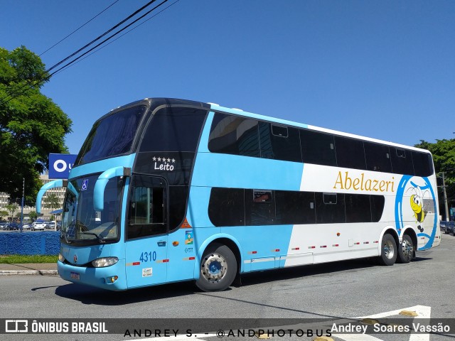 Abelazeri Turismo 4310 na cidade de São Paulo, São Paulo, Brasil, por Andrey  Soares Vassão. Número da foto: #10904928.