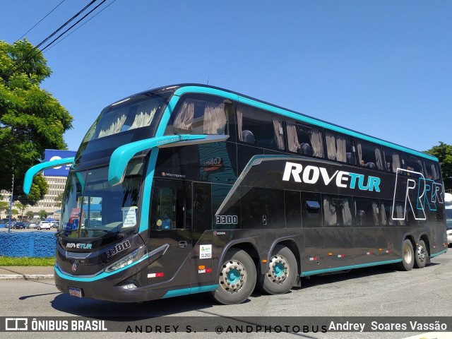 Rovetur Turismo 3300 na cidade de São Paulo, São Paulo, Brasil, por Andrey  Soares Vassão. Número da foto: #10904887.