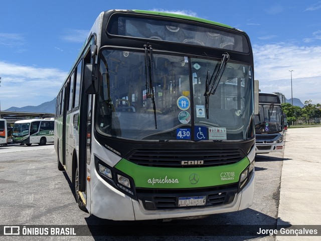 Caprichosa Auto Ônibus C27018 na cidade de Rio de Janeiro, Rio de Janeiro, Brasil, por Jorge Gonçalves. Número da foto: #10904810.