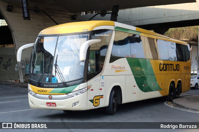 Empresa Gontijo de Transportes 19260 na cidade de Belo Horizonte, Minas Gerais, Brasil, por Rodrigo Barraza. Número da foto: #10907043.