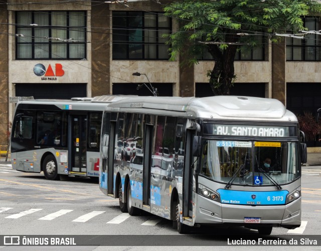 Viação Paratodos > São Jorge > Metropolitana São Paulo > Mobibrasil 6 3173 na cidade de São Paulo, São Paulo, Brasil, por Luciano Ferreira da Silva. ID da foto: 10907095.