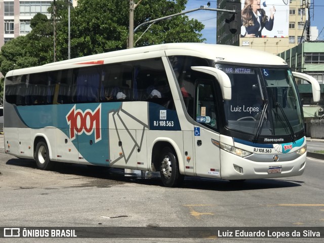 Auto Viação 1001 RJ 108.563 na cidade de Niterói, Rio de Janeiro, Brasil, por Luiz Eduardo Lopes da Silva. Número da foto: #10904698.