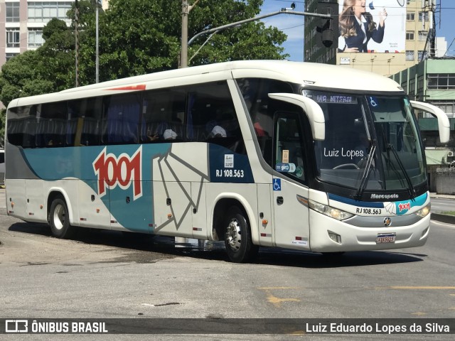 Auto Viação 1001 RJ 108.563 na cidade de Niterói, Rio de Janeiro, Brasil, por Luiz Eduardo Lopes da Silva. ID da foto: 10904698.