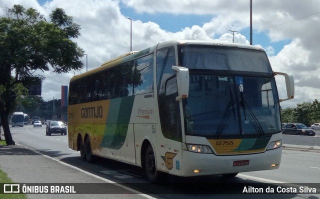 Empresa Gontijo de Transportes 12755 na cidade de São Paulo, São Paulo, Brasil, por Ailton da Costa Silva. ID da foto: 10905219.