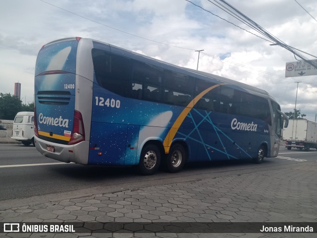 Viação Cometa 12400 na cidade de São Paulo, São Paulo, Brasil, por Jonas Miranda. ID da foto: 10905120.