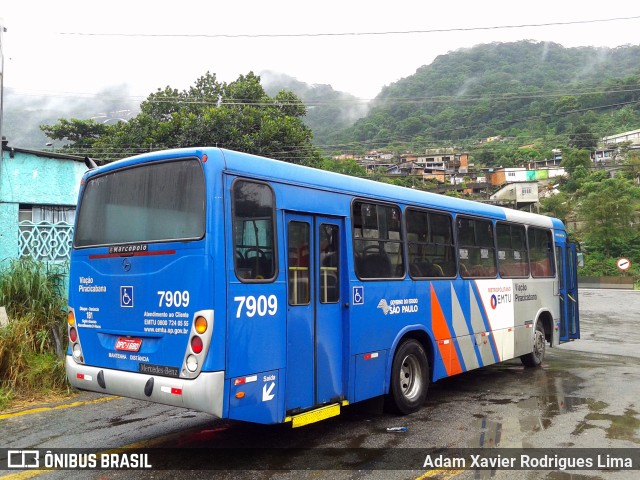 Viação Piracicabana 7909 na cidade de Cubatão, São Paulo, Brasil, por Adam Xavier Rodrigues Lima. Número da foto: #10905609.