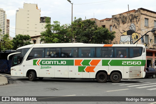 Empresa Gontijo de Transportes 21560 na cidade de Belo Horizonte, Minas Gerais, Brasil, por Rodrigo Barraza. ID da foto: 10907160.