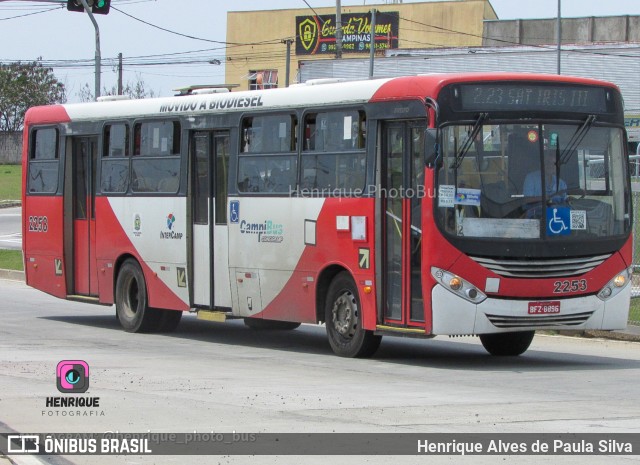 Expresso CampiBus 2253 na cidade de Campinas, São Paulo, Brasil, por Henrique Alves de Paula Silva. ID da foto: 10904983.