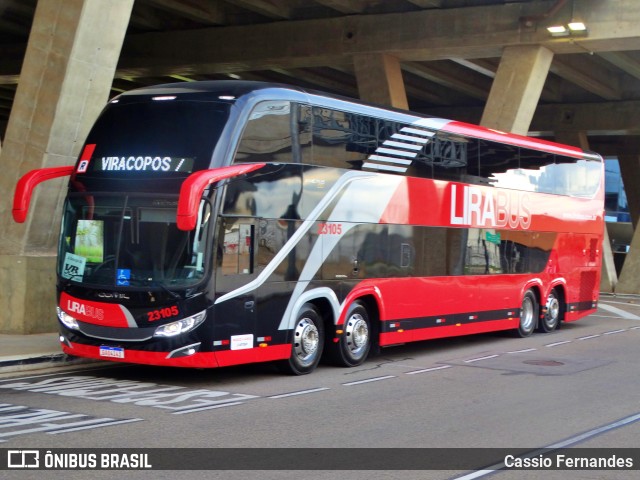 Lirabus 23105 na cidade de Campinas, São Paulo, Brasil, por Cassio Fernandes. Número da foto: #10906400.