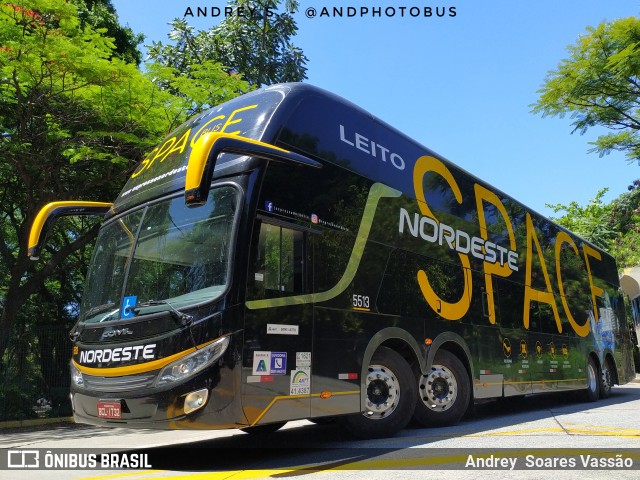 Expresso Nordeste 5513 na cidade de São Paulo, São Paulo, Brasil, por Andrey  Soares Vassão. Número da foto: #10909730.