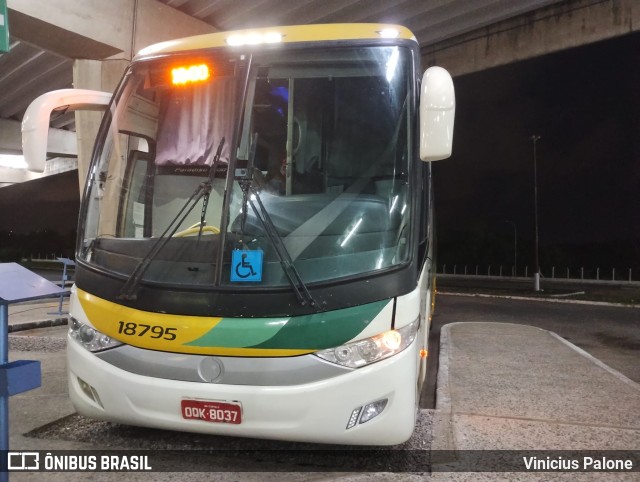Empresa Gontijo de Transportes 18795 na cidade de Aracaju, Sergipe, Brasil, por Vinicius Palone. Número da foto: #10909332.