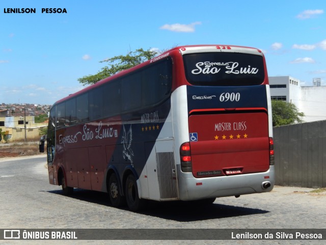 Expresso São Luiz 6900 na cidade de Caruaru, Pernambuco, Brasil, por Lenilson da Silva Pessoa. ID da foto: 10909988.