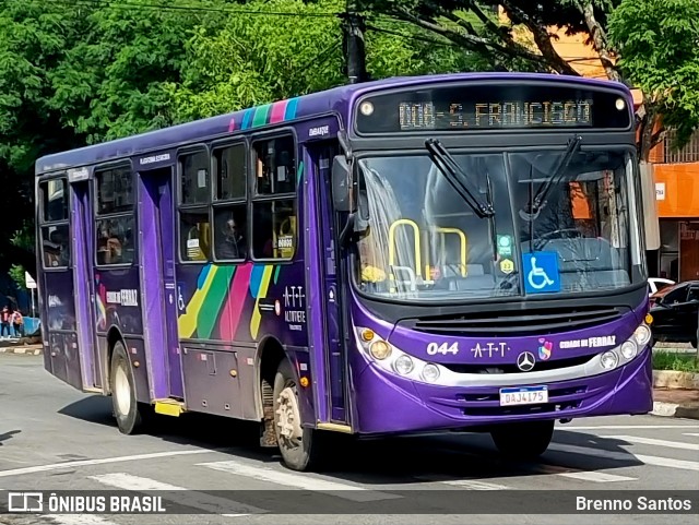 ATT - Alto Tietê Transportes Ferraz de Vasconcelos 044 na cidade de Ferraz de Vasconcelos, São Paulo, Brasil, por Brenno Santos. Número da foto: #10908552.