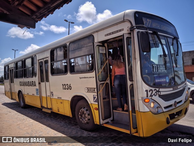 Transportes Guanabara 1236 na cidade de São Gonçalo do Amarante, Rio Grande do Norte, Brasil, por Davi Felipe. ID da foto: 10908810.