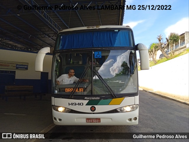 Empresa Gontijo de Transportes 14940 na cidade de Lambari, Minas Gerais, Brasil, por Guilherme Pedroso Alves. Número da foto: #10909053.