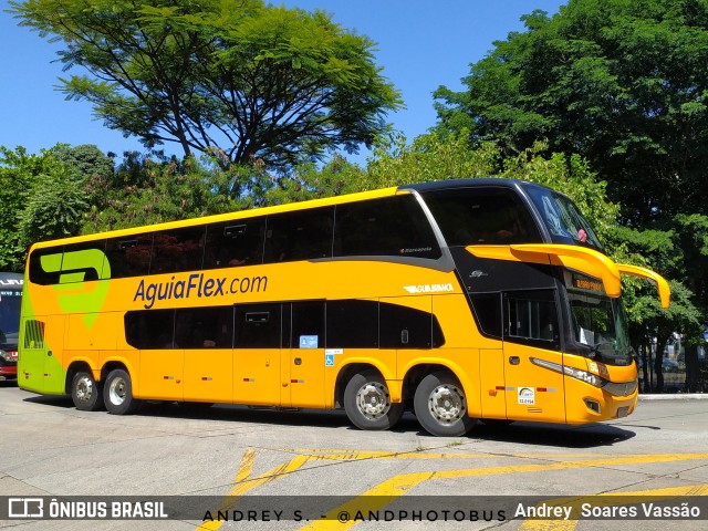 Viação Águia Branca 50750 na cidade de São Paulo, São Paulo, Brasil, por Andrey  Soares Vassão. Número da foto: #10908679.