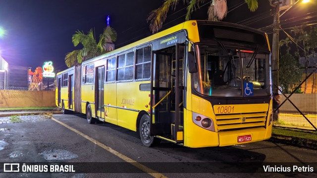 Gidion Transporte e Turismo 10801 na cidade de Joinville, Santa Catarina, Brasil, por Vinicius Petris. Número da foto: #10908362.