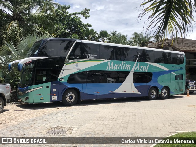Marlim Azul Turismo 3494 na cidade de Porto Seguro, Bahia, Brasil, por Carlos Vinicius Estevão Menezes. Número da foto: #10909270.