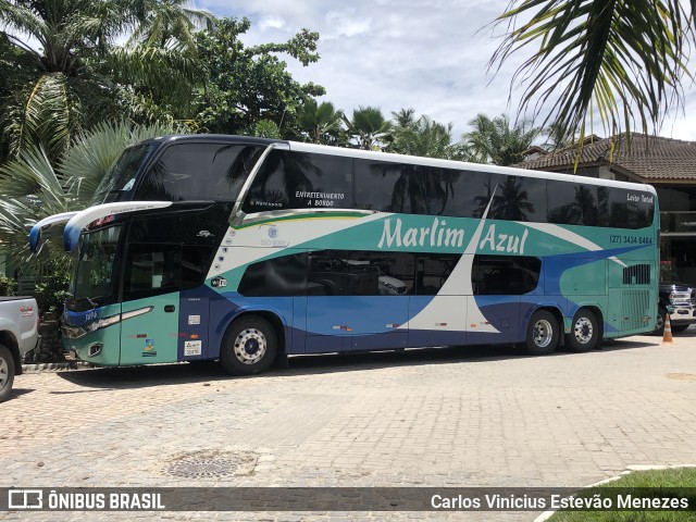 Marlim Azul Turismo 3494 na cidade de Porto Seguro, Bahia, Brasil, por Carlos Vinicius Estevão Menezes. ID da foto: 10909270.