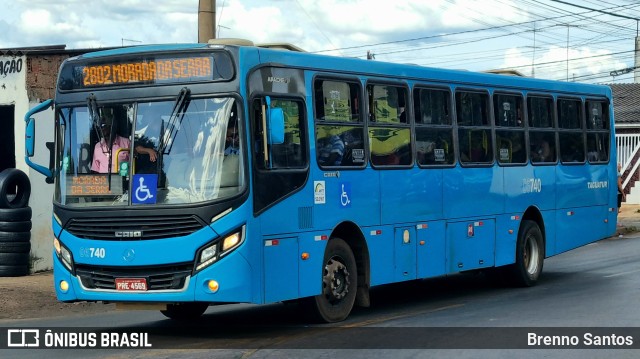 Taguatur - Taguatinga Transporte e Turismo 06740 na cidade de Ceilândia, Distrito Federal, Brasil, por Brenno Santos. Número da foto: #10908518.