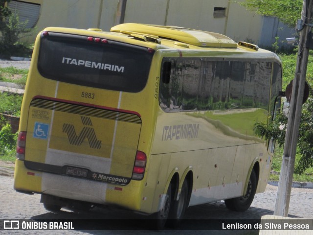 Viação Itapemirim 8883 na cidade de Caruaru, Pernambuco, Brasil, por Lenilson da Silva Pessoa. Número da foto: #10910698.
