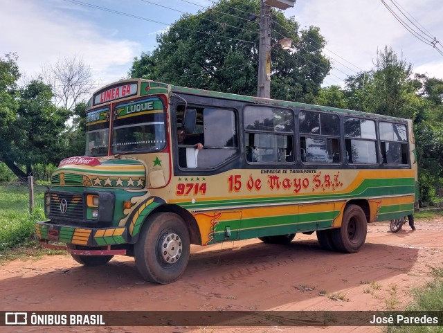 15 de Mayo - Linea 64 9714 na cidade de Luque, Central, Paraguai, por José Paredes. Número da foto: #10908819.