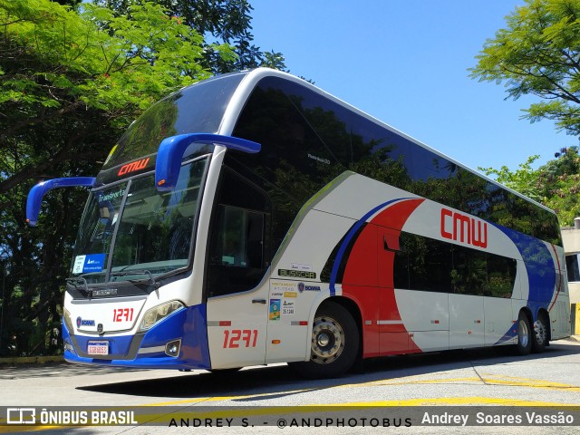 CMW Transportes 1271 na cidade de São Paulo, São Paulo, Brasil, por Andrey  Soares Vassão. Número da foto: #10909652.
