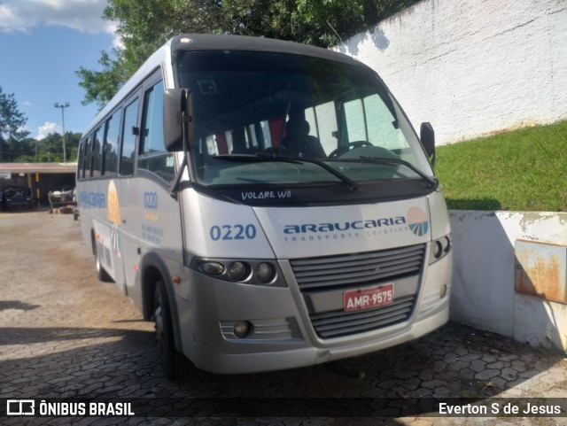 Araucária Transportes Coletivos 0220 na cidade de Araucária, Paraná, Brasil, por Everton S de Jesus. Número da foto: #10911081.