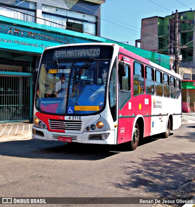 Allibus Transportes 4 5116 na cidade de São Paulo, São Paulo, Brasil, por Renan De Jesus Oliveira. ID da foto: 10910753.