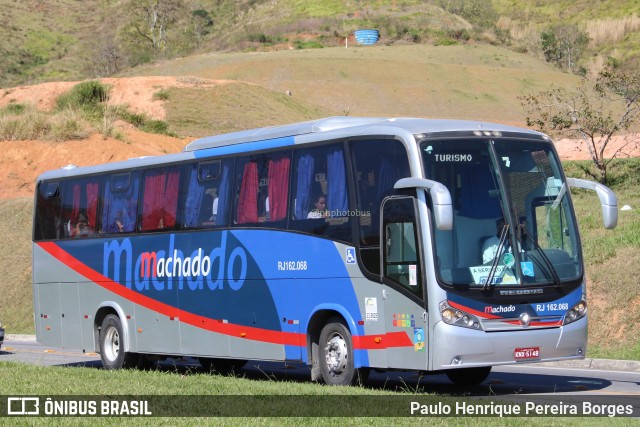 Transportes Machado RJ 162.068 na cidade de Aparecida, São Paulo, Brasil, por Paulo Henrique Pereira Borges. Número da foto: #10910450.