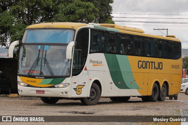 Empresa Gontijo de Transportes 14485 na cidade de Vitória da Conquista, Bahia, Brasil, por Wesley Queiroz. ID da foto: 10910123.